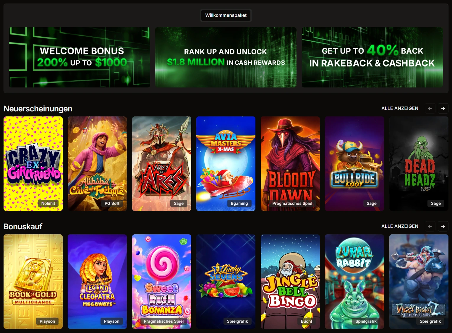 Winbit Casino: Zuverlässige und Funktionsreiche Markenbewertung