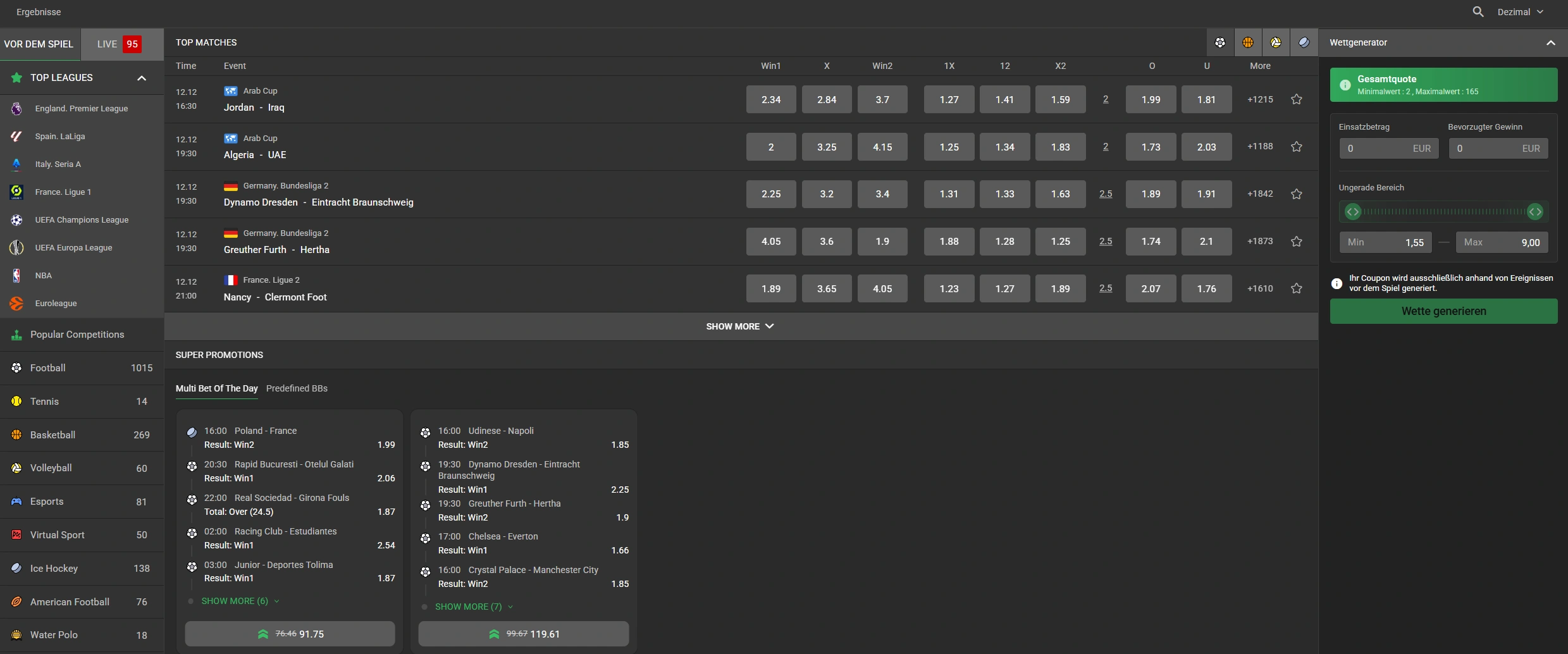 WinBit Casino Sportwetten-Erfahrung